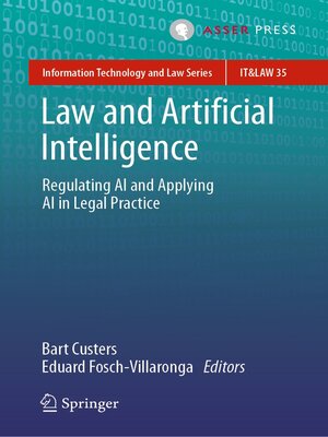 cover image of Law and Artificial Intelligence